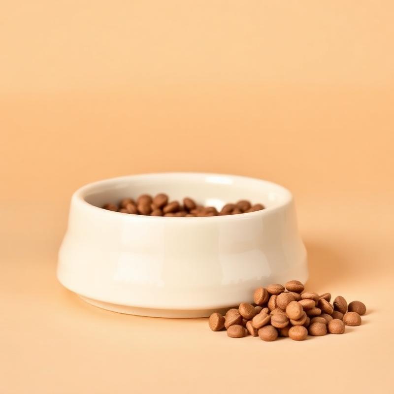 Cream Ceramic Pet Bowl